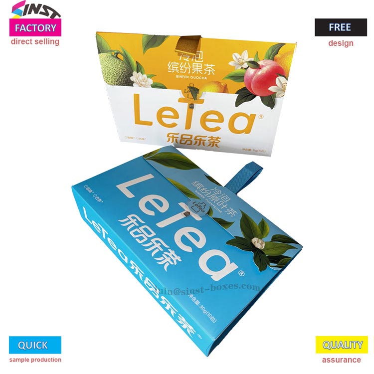 Você já viu uma caixa de cartão de chá de frutas gelada com apenas chá na lista de ingredientes?