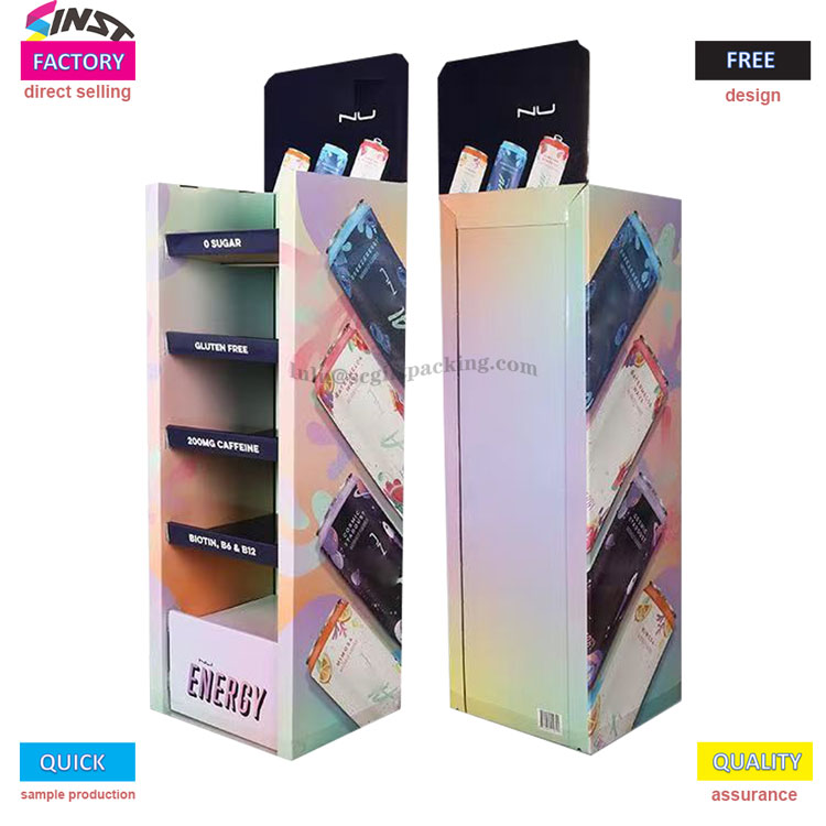 Expositor de energéticos: usando cores e informações para colocar “vitalidade” aos olhos dos clientes