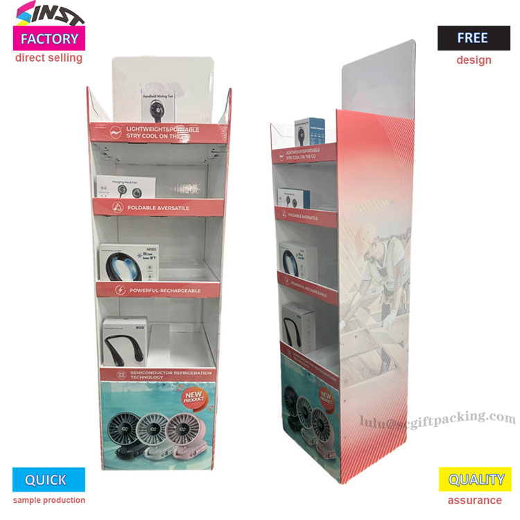 Como fazer seu ventilador elétrico se destacar no expositor de papelão do ventilador elétrico?