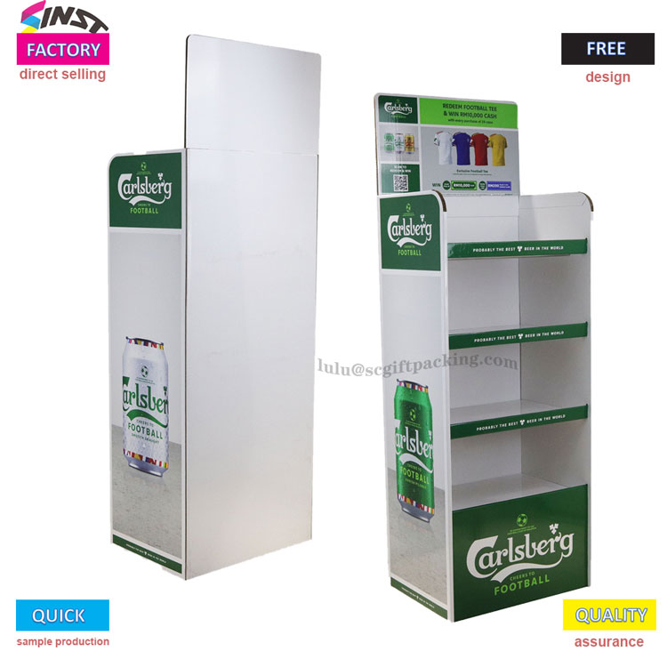 Como o expositor de papelão ondulado para cerveja pode despertar o entusiasmo dos fãs pelo consumo?