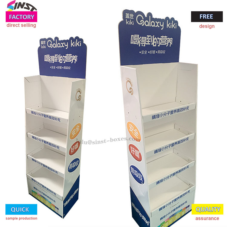 As bebidas nutricionais de moléculas pequenas estão vendendo bem. Por que esse expositor de mesa se tornou um padrão nas lojas?