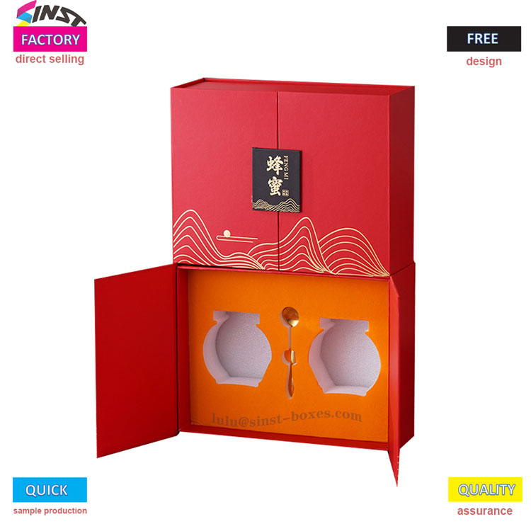 Caixa de presente de mel