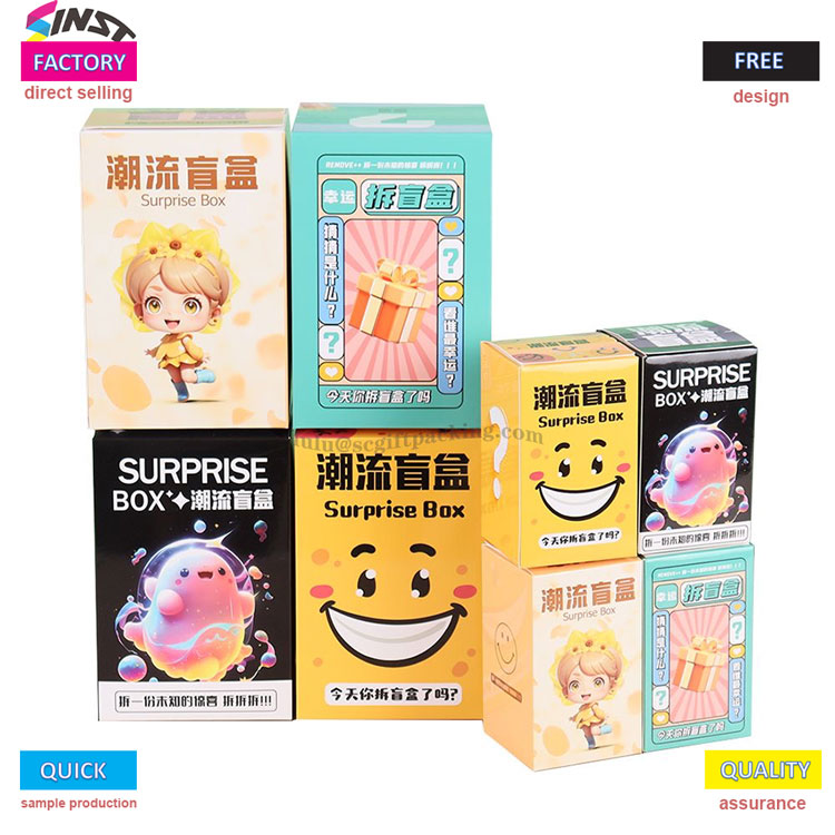 Box de boneca na moda Caixa de cartão Roupa
